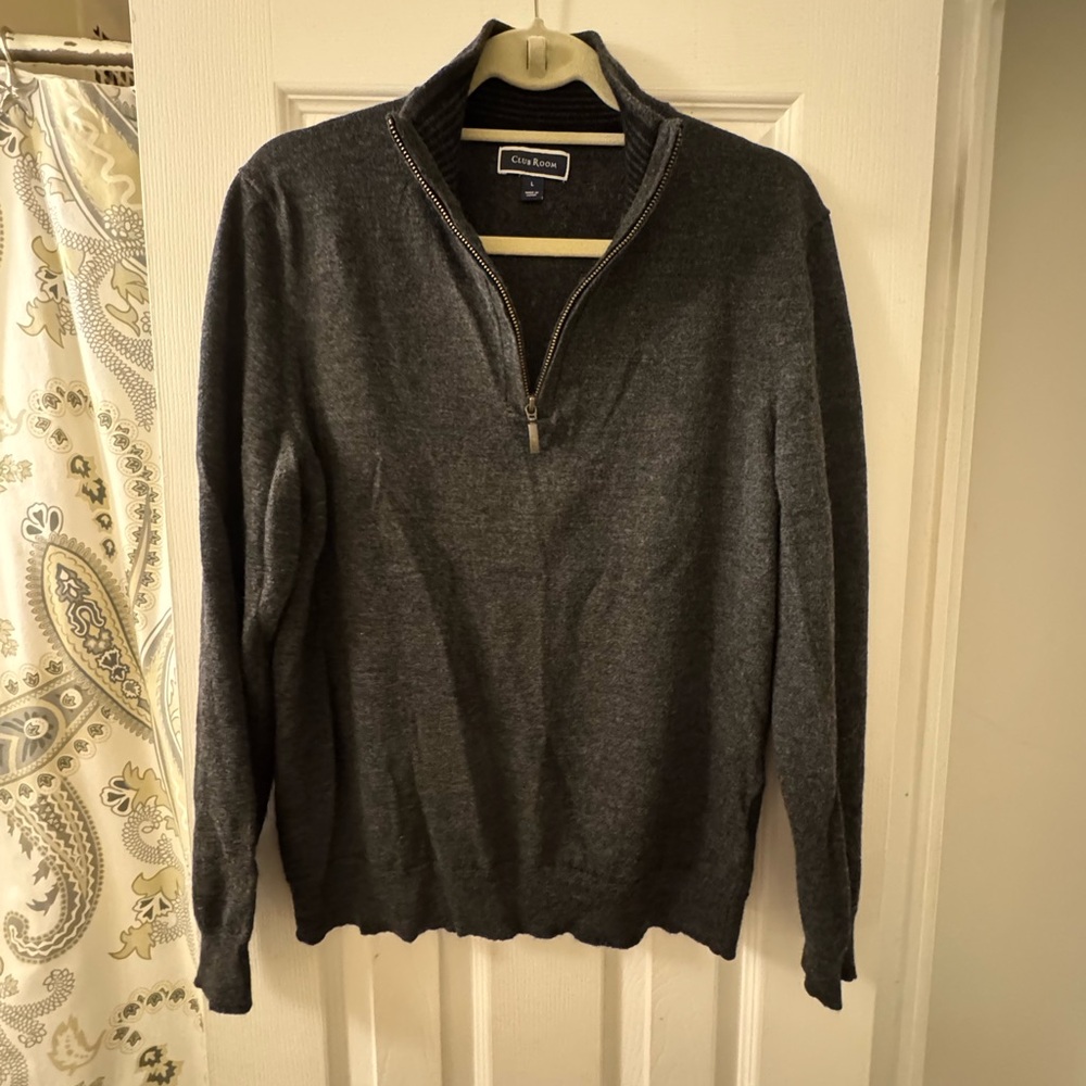 Club Room Charcoal Knit Sweater